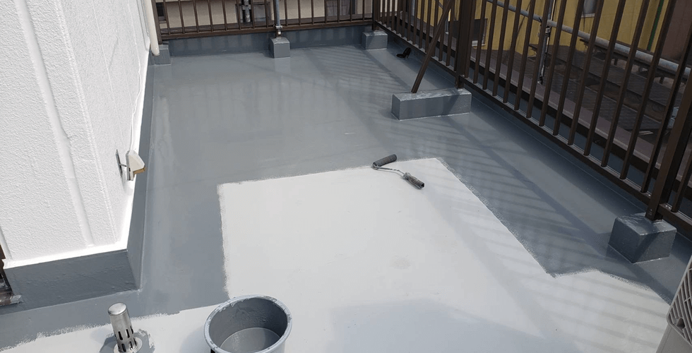 ベランダや屋上の防水工事